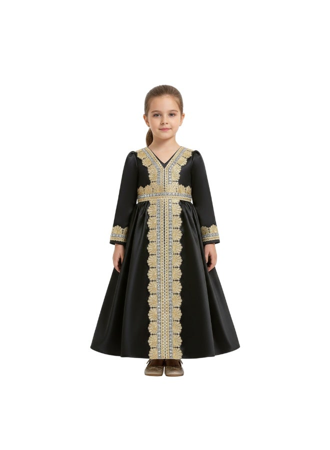 D'Daniela D' Daniela - Midnight Majesty Jalabiya - Black - Image 1